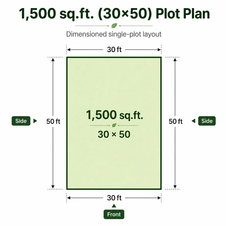 Prestige Bidadi 1,500 sq.ft. (30×50) Plot plot plan layout Prestige Bidadi 1,500 sq.ft. (30×50) Plot plot plan layout