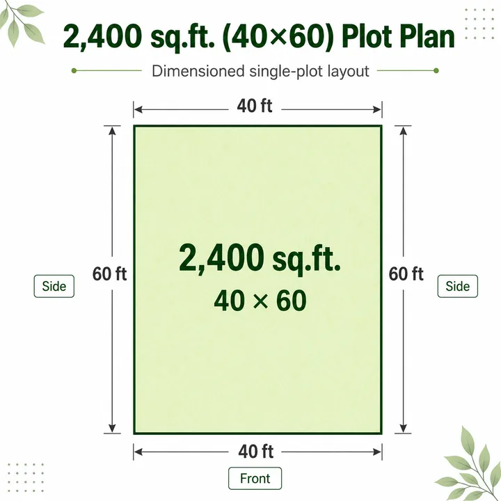 Prestige Bidadi 2,400 sq.ft. (40×60) Plot plot plan layout Prestige Bidadi 2,400 sq.ft. (40×60) Plot plot plan layout